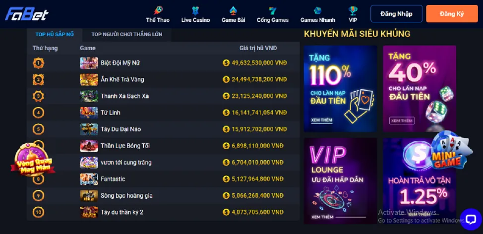 Thưởng chào mừng thành viên mới we88 nổ hũ